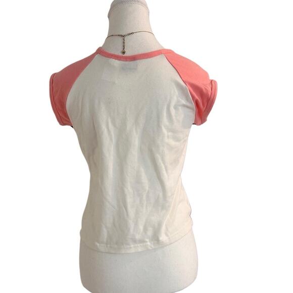 Mossimo Vintage Y2K 2000s Cotton Baby Tee Soft & Flattering Size XL - Picture 2 of 4